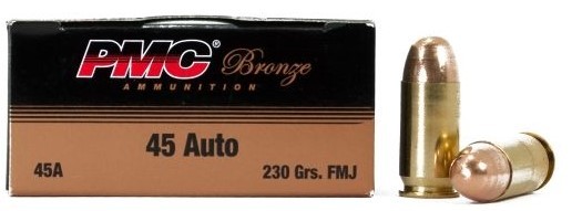 PMC BRZN 45ACP 230GR FMJ 50 - 556 Black Friday Promotion